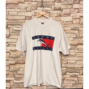 Vintage Tommy MArlin Shirt Sz XL